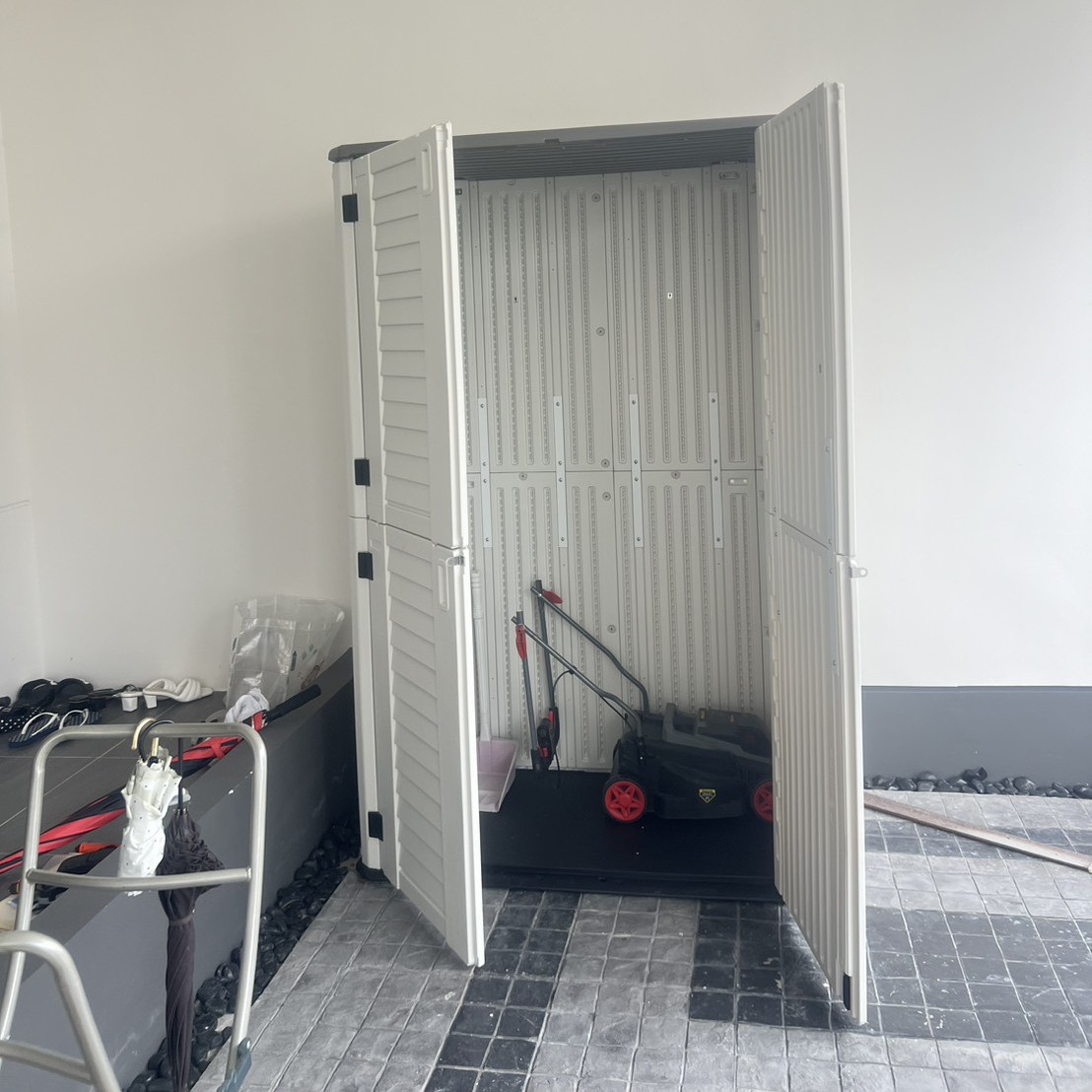 ตู้เก็บของกลางแจ้ง รุ่น MS-SC004 ตู้เปล่า