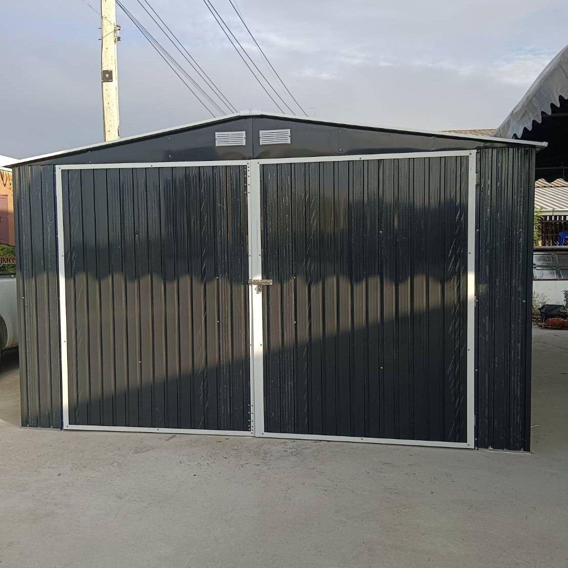 บ้านเก็บของและโรงจอดรถ รุ่น MS-MC001