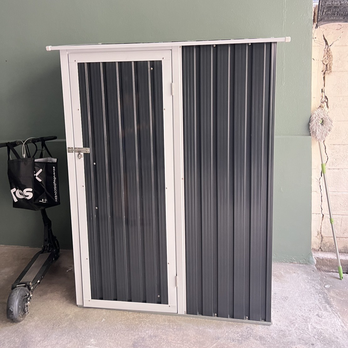 บ้านเก็บของเมทัลชีท รุ่น MS-PX001 พร้อมพื้นภายใน