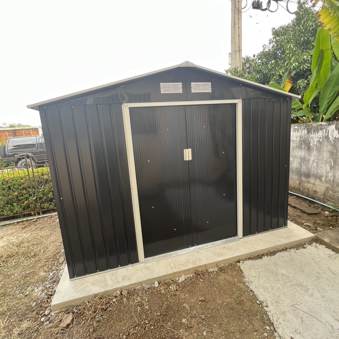 บ้านเก็บของเมทัลชีท รุ่น MS-M002 พร้อมพื้นภายใน