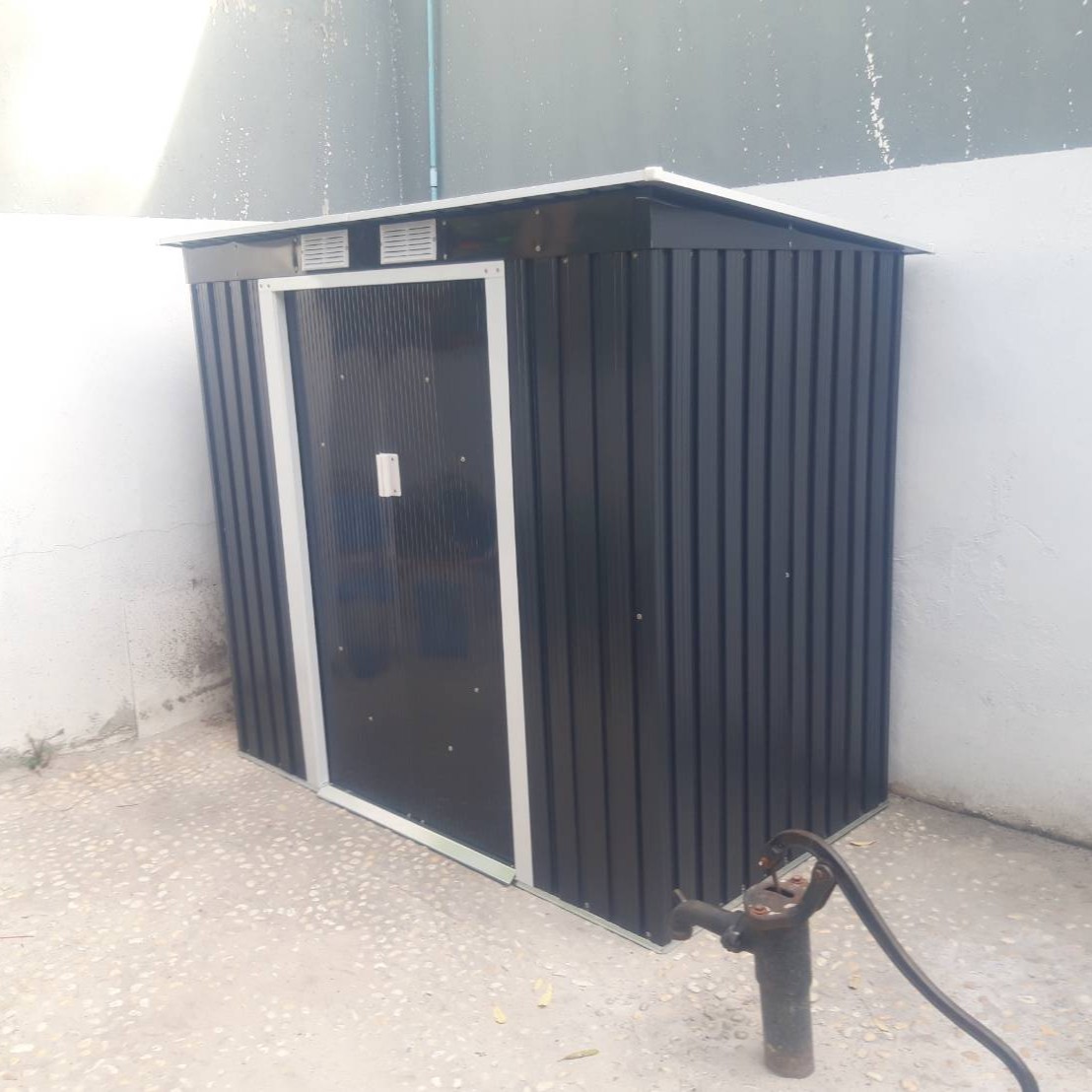 บ้านเก็บของเมทัลชีท รุ่น MS-MX001 พร้อมพื้นภายใน