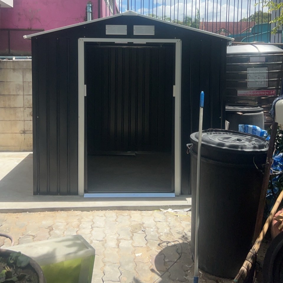 บ้านเก็บของเมทัลชีท รุ่น MS-M001 ไม่มีพื้นภายใน