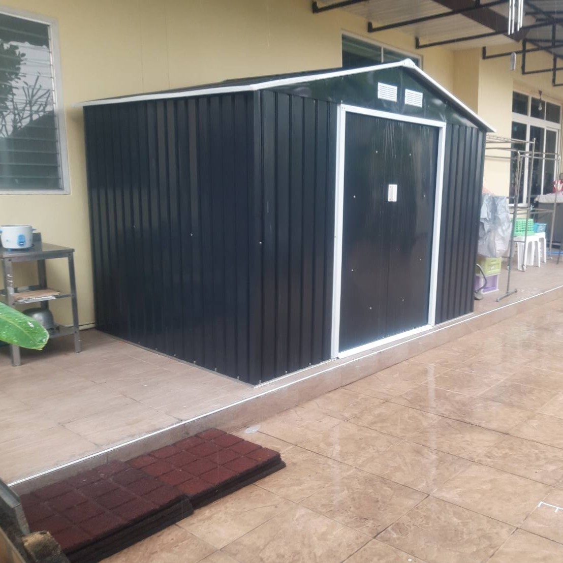 บ้านเก็บของเมทัลชีท รุ่น MS-M002 ไม่มีพื้นภายใน