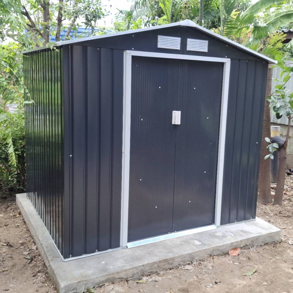 บ้านเก็บของเมทัลชีท รุ่น MS-M001 พร้อมพื้นภายใน