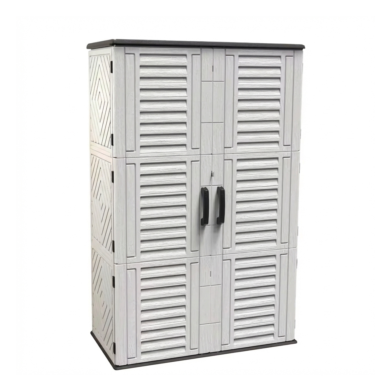 ตู้เก็บของ HDPE รุ่น MS-SC198 (ขนาด 126.50*71.50*198.00 ซม.)