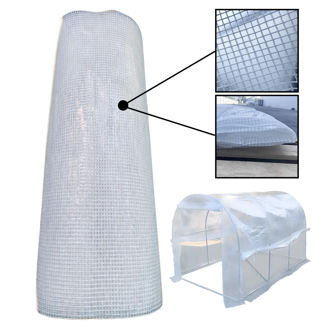 พลาสติกคลุมโรงเรือน รุ่น MS-GTS232-N (ไม่มีโครง) สีขาว