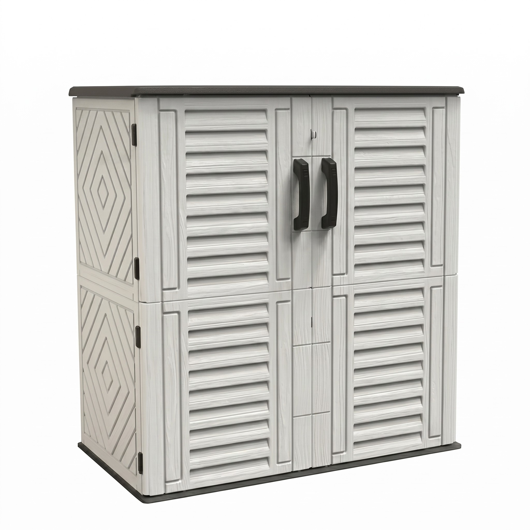 ตู้เก็บของ HDPE รุ่น MS-SC134 (ขนาด 126.50*71.50*134.00 ซม.)