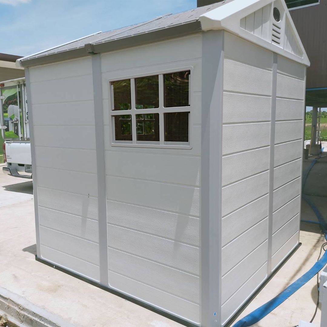 บ้านเก็บของกลางแจ้ง รุ่น MS-S002 (ขนาด 2.22*2.24*2.50 เมตร)