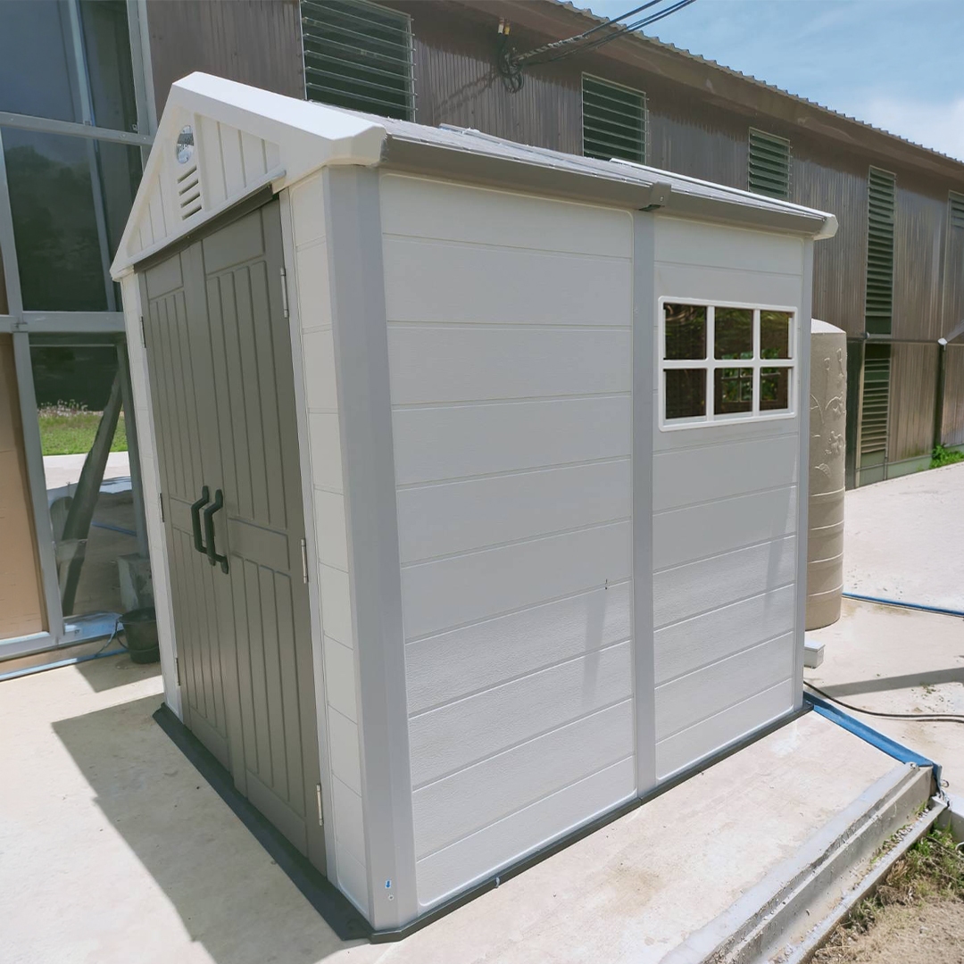 บ้านเก็บของกลางแจ้ง รุ่น MS-S002 (ขนาด 2.22*2.24*2.50 เมตร)