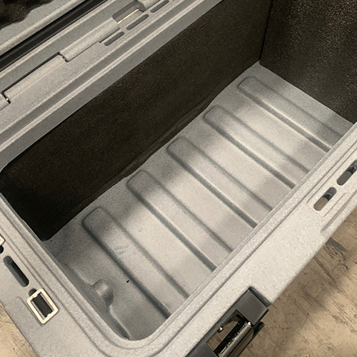 กล่อง 2N1 เก็บเครื่องมือช่างและเก็บความเย็น เกรดพรีเมี่ยม รุ่น MORE-TL50F (ความจุ 50 ลิตร) ***บุโฟมภายใน***