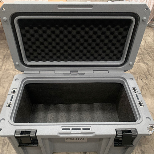 กล่อง 2N1 เก็บเครื่องมือช่างและเก็บความเย็น เกรดพรีเมี่ยม รุ่น MORE-TL50F (ความจุ 50 ลิตร) ***บุโฟมภายใน***